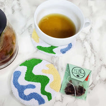 Load image into Gallery viewer, Tea-riffic Tea Coasters Punch Needle