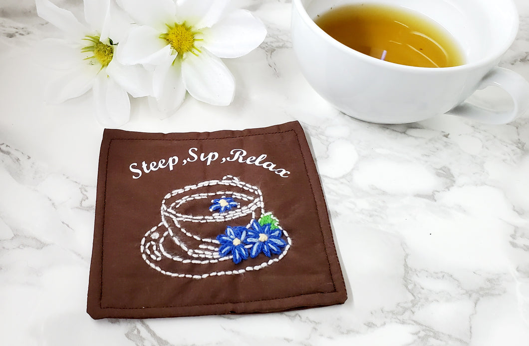 Tea Coasters Hand Embroidery