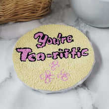 Load image into Gallery viewer, Tea-riffic Tea Coasters Punch Needle
