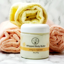 Load image into Gallery viewer, Orange & Peppermint Whipped Body Butter