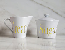Load image into Gallery viewer, Creamer &amp; Sugar Bowl Set (Cream/Sugar Design)
