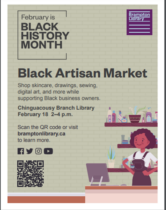 Black Artisan Market Feb 18 2-4pm