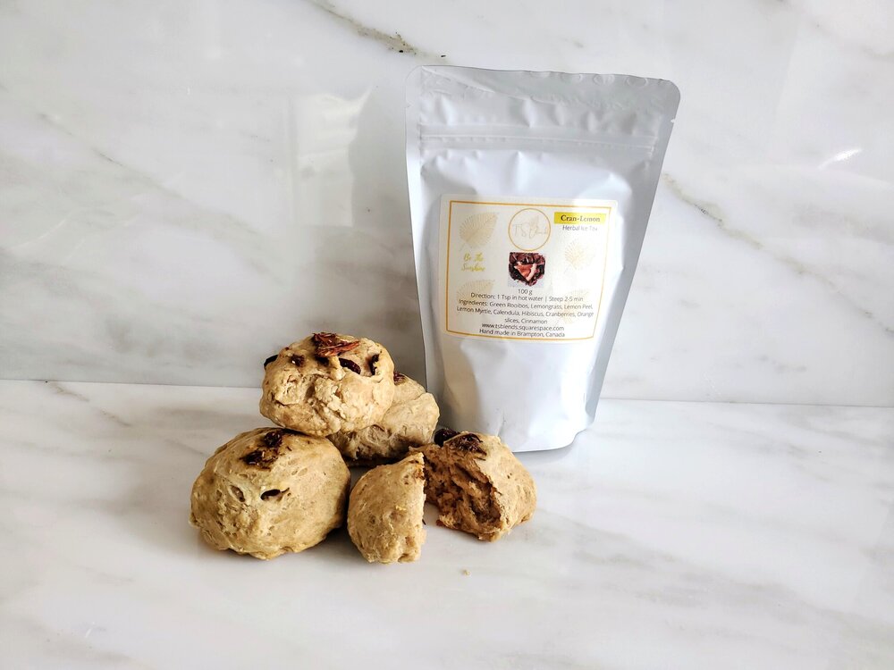 Cran-Lemon Tea Biscuits