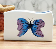 Load image into Gallery viewer, Napkins Holder Hand painted Butterfly
