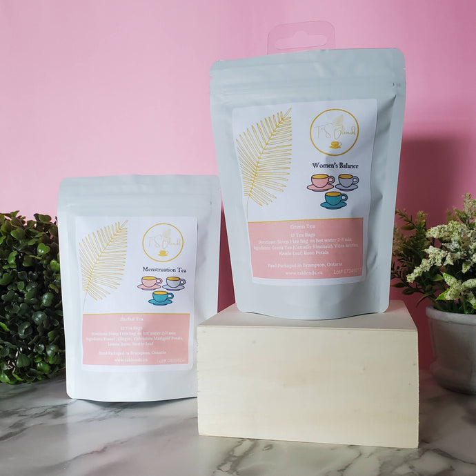 A beautifully packaged Women’s Wellness Tea Bundle featuring two premium loose-leaf teas designed to support menstrual health and hormonal balance.

Find comfort and balance in every cup—order your Women’s Wellness Tea Bundle today!
